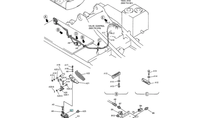 01-036(01) REMOTE CONTROL LINES (REWORK) (NIBLER AND BREAKER)-SK200-6E SK210LC-6E SK200-6ES SK200LC-6E Kobelco Excavator Parts Number Electronic Catalog EPC Manuals