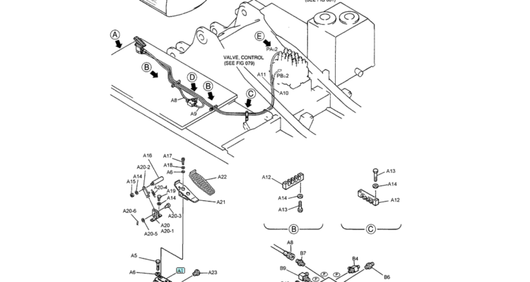 01-036(01) REMOTE CONTROL LINES (REWORK) (NIBLER AND BREAKER)-SK200-6E SK210LC-6E SK200-6ES SK200LC-6E Kobelco Excavator Parts Number Electronic Catalog EPC Manuals
