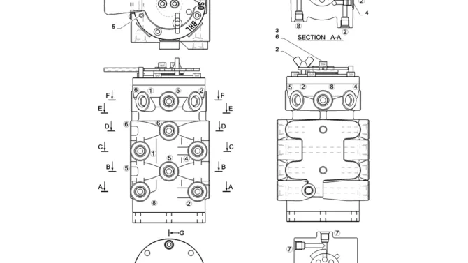 01-039(04) CONTROL LINES, MULTI-2 SK130-8 SK140LC Excavator Parts Number Electronic Catalog EPC Manuals