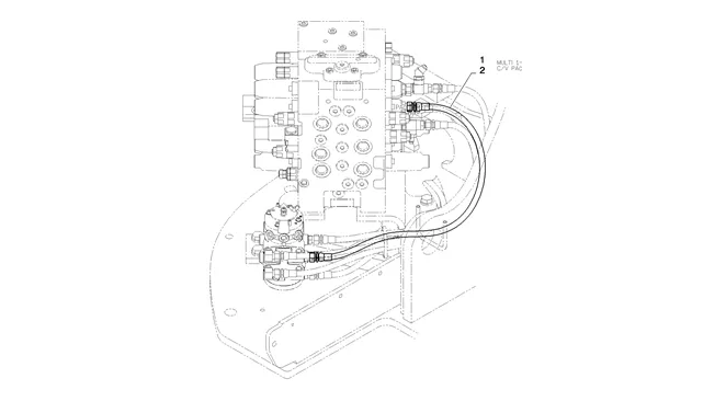 01-039(06) CONTROL LINES, MULTI-2 SK130-8 SK140LC Excavator Parts Number Electronic Catalog EPC Manuals