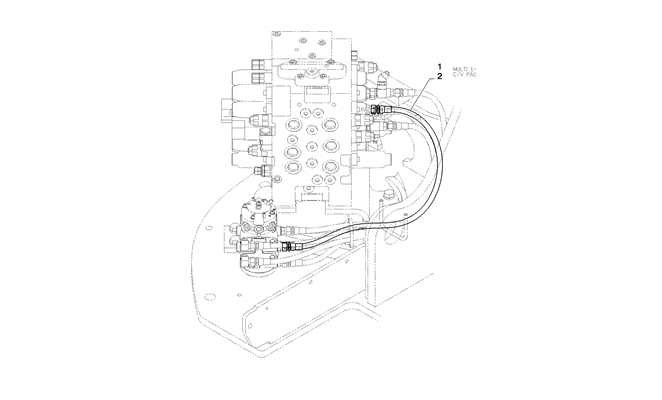 01-039(06) CONTROL LINES, MULTI-2 SK130-8 SK140LC Excavator Parts Number Electronic Catalog EPC Manuals