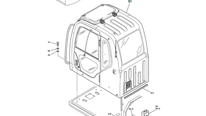 01-040 CAB INSTALLATION-SK200-6E SK210LC-6E SK200-6ES SK200LC-6E Kobelco Excavator Parts Number Electronic Catalog EPC Manuals