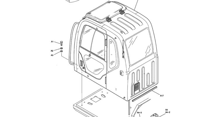 01-040 CAB INSTALLATION-SK200-6E SK210LC-6E SK200-6ES SK200LC-6E Kobelco Excavator Parts Number Electronic Catalog EPC Manuals