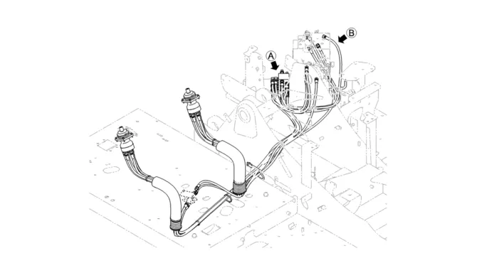 01-041(01) CONTROL LINES, BLOCK-2 SK130-8 SK140LC Excavator Parts Number Electronic Catalog EPC Manuals