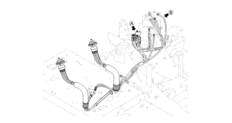 01-041(01) CONTROL LINES, BLOCK-2 SK130-8 SK140LC Excavator Parts Number Electronic Catalog EPC Manuals