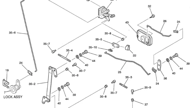 01-043(02) CAB DOOR ASSEMBLY-SK200-6E SK210LC-6E SK200-6ES SK200LC-6E Kobelco Excavator Parts Number Electronic Catalog EPC Manuals