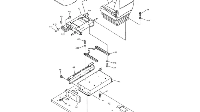 01-044 SEAT GROUP-SK200-6E SK210LC-6E SK200-6ES SK200LC-6E Kobelco Excavator Parts Number Electronic Catalog EPC Manuals