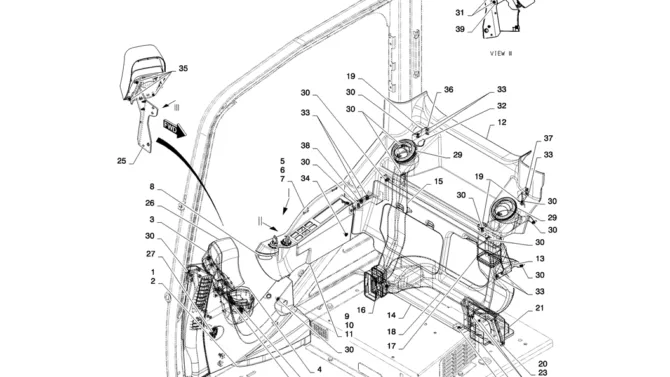01-046(01) PANEL ASSEMBLY, INSTRUMENT (NIBBLER & BREAKER)-2 SK130-8 SK140LC Excavator Parts Number Electronic Catalog EPC Manuals