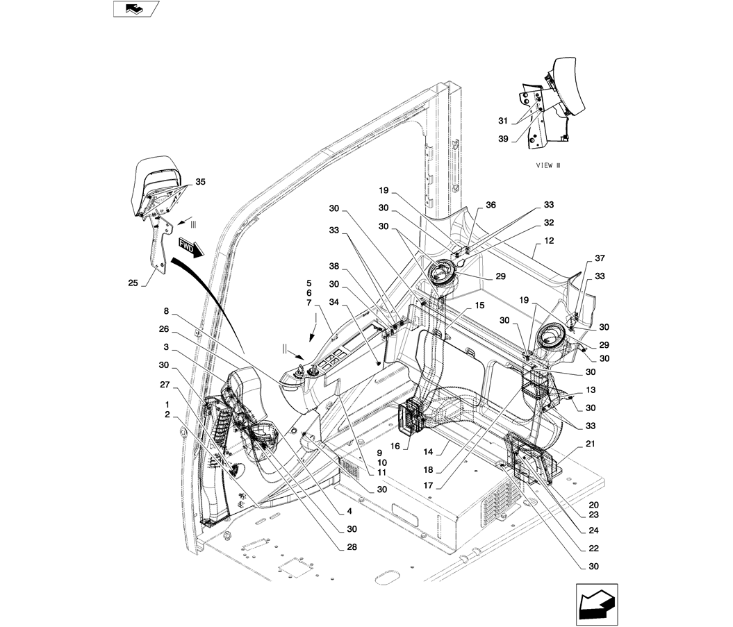 01-046(01) PANEL ASSEMBLY, INSTRUMENT (NIBBLER & BREAKER)-2 SK130-8 SK140LC Excavator Parts Number Electronic Catalog EPC Manuals