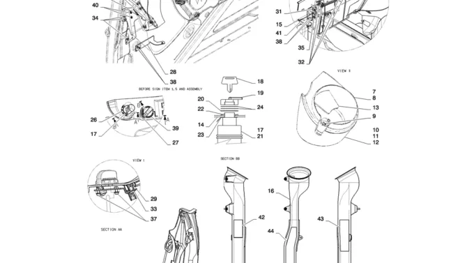 01-046(02) PANEL ASSEMBLY, INSTRUMENT (NIBBLER & BREAKER)-2 SK130-8 SK140LC Excavator Parts Number Electronic Catalog EPC Manuals