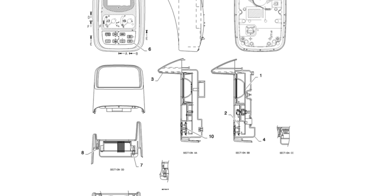 01-046(04) PANEL ASSEMBLY, INSTRUMENT (NIBBLER & BREAKER)-2 SK130-8 SK140LC Excavator Parts Number Electronic Catalog EPC Manuals