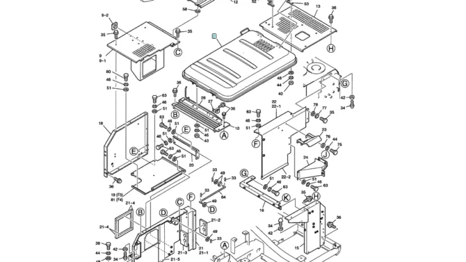 01-047(01) GUARD INSTALLATION-SK200-6E SK210LC-6E SK200-6ES SK200LC-6E Kobelco Excavator Parts Number Electronic Catalog EPC Manuals