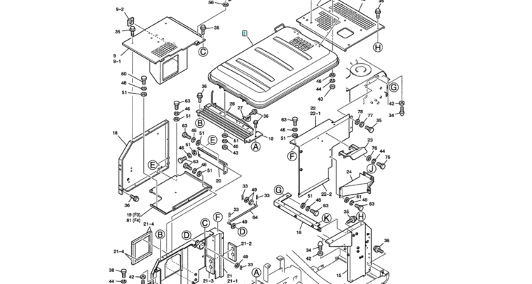 01-047(01) GUARD INSTALLATION-SK200-6E SK210LC-6E SK200-6ES SK200LC-6E Kobelco Excavator Parts Number Electronic Catalog EPC Manuals