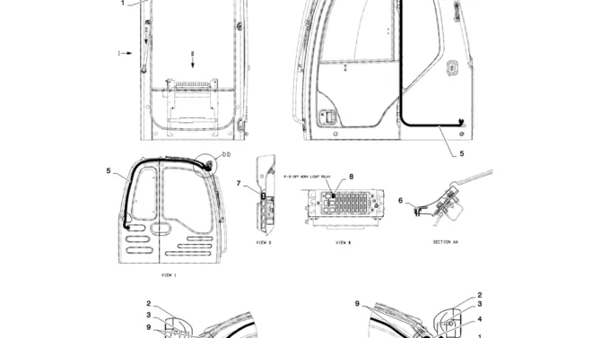 01-049(00) LIGHT INSTALLATION-2 SK130-8 SK140LC Excavator Parts Number Electronic Catalog EPC Manuals