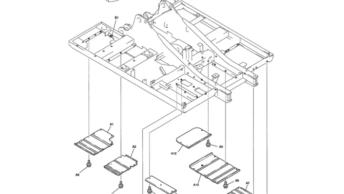 01-050 UNDER COVER ASSEMBLY-SK200-6E SK210LC-6E SK200-6ES SK200LC-6E Kobelco Excavator Parts Number Electronic Catalog EPC Manuals
