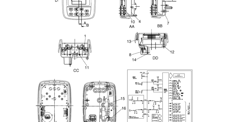 01-051-01(00) GAUGE ASSEMBLY, CLUSTER (YN59S00014F1)-SK200-6E SK210LC-6E SK200-6ES SK200LC-6E Kobelco Excavator Parts Number Electronic Catalog EPC Manuals