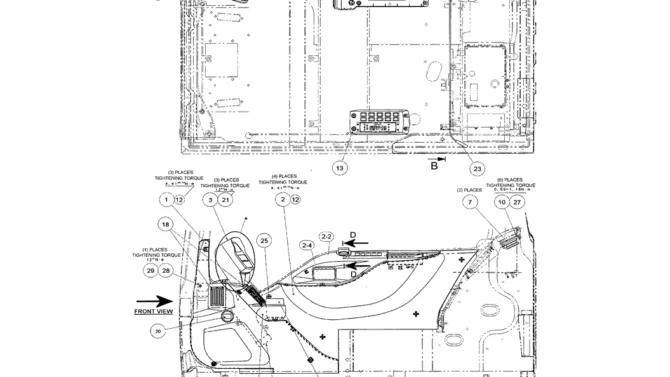 01-051(02) INSTRUMENT PANEL ASSEMBLY-SK200-6E SK210LC-6E SK200-6ES SK200LC-6E Kobelco Excavator Parts Number Electronic Catalog EPC Manuals
