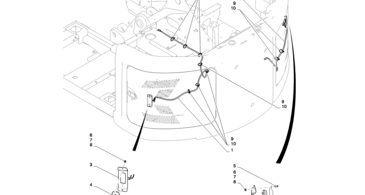 01-052(00) LAMP INSTALLATION-2 SK130-8 SK140LC Excavator Parts Number Electronic Catalog EPC Manuals