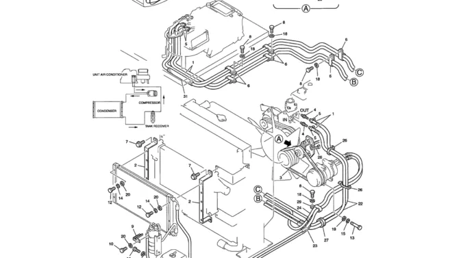 01-054 AIR CONDITIONER-SK200-6E SK210LC-6E SK200-6ES SK200LC-6E Kobelco Excavator Parts Number Electronic Catalog EPC Manuals