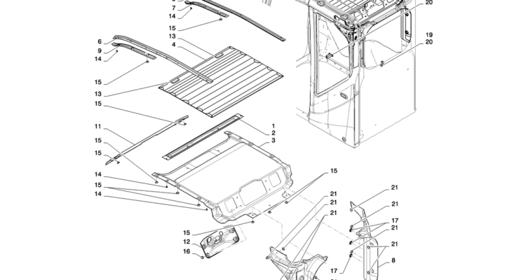 01-062(03) CAB INSTALLATION-2 SK130-8 SK140LC Excavator Parts Number Electronic Catalog EPC Manuals