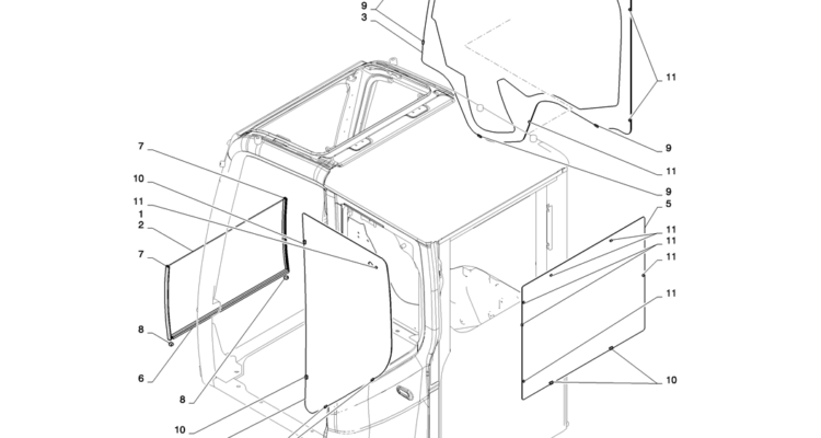 01-062(04) CAB INSTALLATION-2 SK130-8 SK140LC Excavator Parts Number Electronic Catalog EPC Manuals