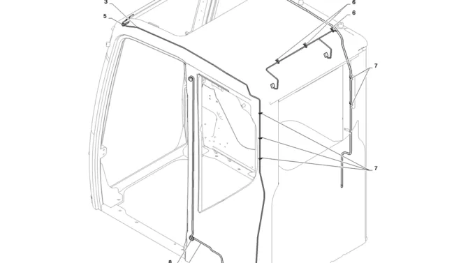 01-062(05) CAB INSTALLATION-2 SK130-8 SK140LC Excavator Parts Number Electronic Catalog EPC Manuals