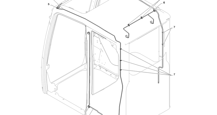 01-062(05) CAB INSTALLATION-2 SK130-8 SK140LC Excavator Parts Number Electronic Catalog EPC Manuals