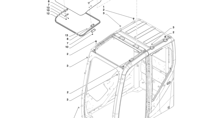 01-062(06) CAB INSTALLATION-2 SK130-8 SK140LC Excavator Parts Number Electronic Catalog EPC Manuals