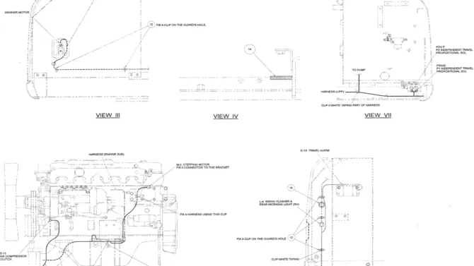 01-063(03) UPPER HARNESS ASSEMBLY-SK200-6E SK210LC-6E SK200-6ES SK200LC-6E Kobelco Excavator Parts Number Electronic Catalog EPC Manuals