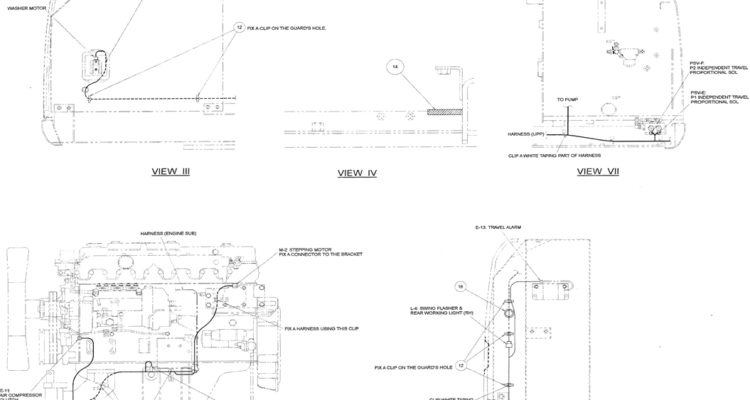 01-063(03) UPPER HARNESS ASSEMBLY-SK200-6E SK210LC-6E SK200-6ES SK200LC-6E Kobelco Excavator Parts Number Electronic Catalog EPC Manuals