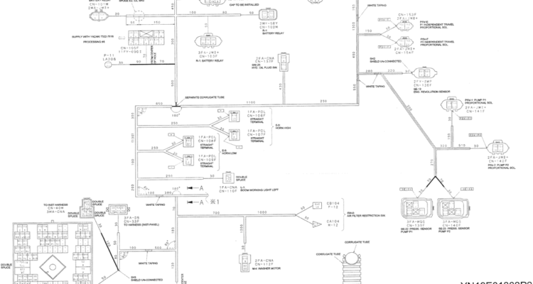 01-063(04) UPPER HARNESS ASSEMBLY-SK200-6E SK210LC-6E SK200-6ES SK200LC-6E Kobelco Excavator Parts Number Electronic Catalog EPC Manuals