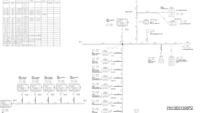 01-063(05) UPPER HARNESS ASSEMBLY-SK200-6E SK210LC-6E SK200-6ES SK200LC-6E Kobelco Excavator Parts Number Electronic Catalog EPC Manuals