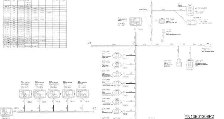01-063(05) UPPER HARNESS ASSEMBLY-SK200-6E SK210LC-6E SK200-6ES SK200LC-6E Kobelco Excavator Parts Number Electronic Catalog EPC Manuals