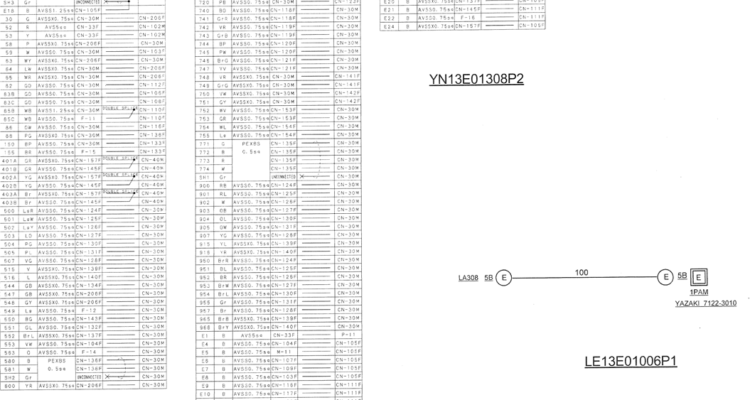 01-063(06) UPPER HARNESS ASSEMBLY-SK200-6E SK210LC-6E SK200-6ES SK200LC-6E Kobelco Excavator Parts Number Electronic Catalog EPC Manuals