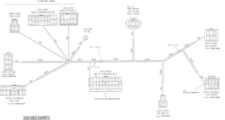 01-064(02) HARNESS ASSEMBLY (CAB)-SK200-6E SK210LC-6E SK200-6ES SK200LC-6E Kobelco Excavator Parts Number Electronic Catalog EPC Manuals
