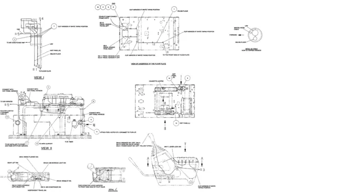 01-065(01) HARNESS ASSEMBLY (FLOOR PLATE)-SK200-6E SK210LC-6E SK200-6ES SK200LC-6E Kobelco Excavator Parts Number Electronic Catalog EPC Manuals