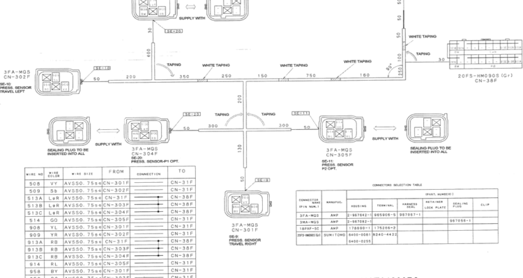 01-065(03) HARNESS ASSEMBLY (FLOOR PLATE)-SK200-6E SK210LC-6E SK200-6ES SK200LC-6E Kobelco Excavator Parts Number Electronic Catalog EPC Manuals