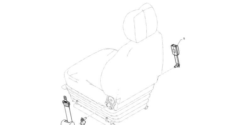 01-068(00) SEAT BELT ASSEMBLY (ROPS CAB)-2 SK130-8 SK140LC Excavator Parts Number Electronic Catalog EPC Manuals