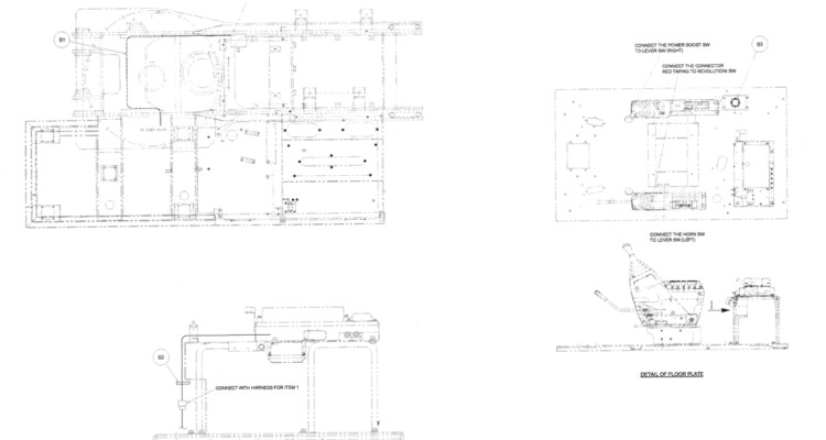 01-069(02) UPPER HARNESS ASSEMBLY (LOGGER OPTION)-SK200-6E SK210LC-6E SK200-6ES SK200LC-6E Kobelco Excavator Parts Number Electronic Catalog EPC Manuals