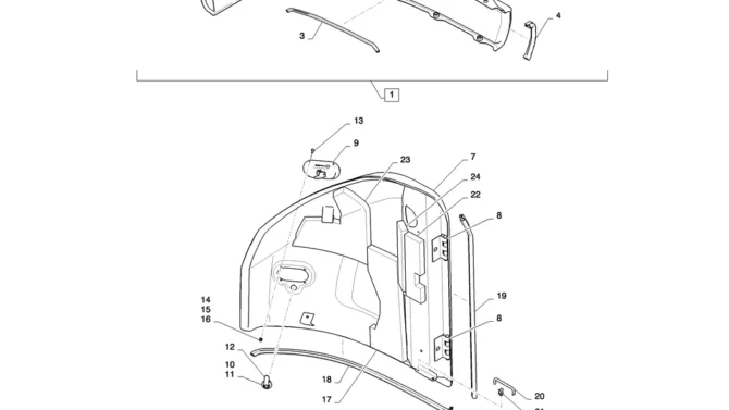 01-069(04) GUARD INSTALLATION-2 SK130-8 SK140LC Excavator Parts Number Electronic Catalog EPC Manuals