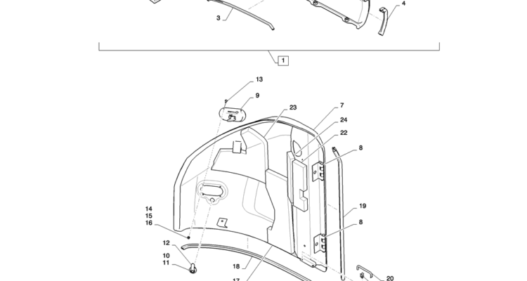 01-069(04) GUARD INSTALLATION-2 SK130-8 SK140LC Excavator Parts Number Electronic Catalog EPC Manuals