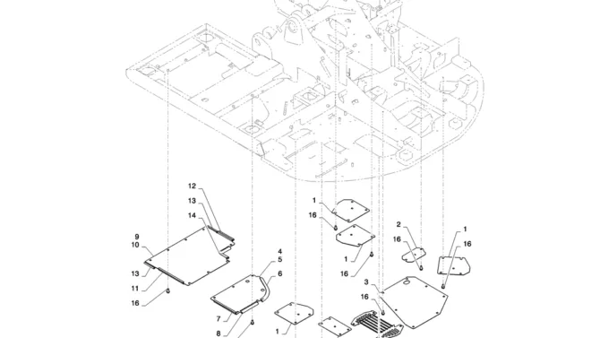 01-073(00) COVER ASSEMBLY, UNDER-2 SK130-8 SK140LC Excavator Parts Number Electronic Catalog EPC Manuals