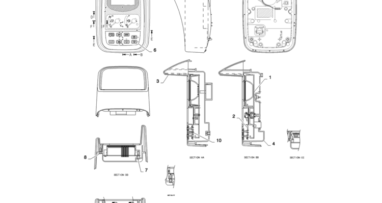 01-074(04) PANEL ASSEMBLY, INSTRUMENT-2 SK130-8 SK140LC Excavator Parts Number Electronic Catalog EPC Manuals
