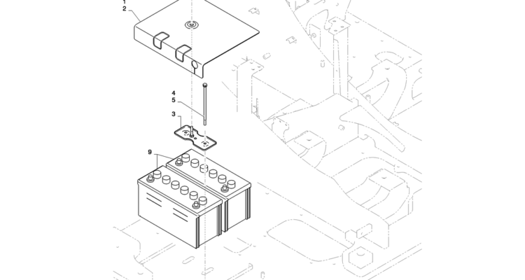 01-079(00) BATTERY ASSEMBLY-2 SK130-8 SK140LC Excavator Parts Number Electronic Catalog EPC Manuals