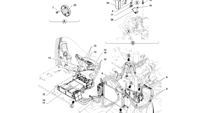 01-080(01) AIR CONDITIONING-2 SK130-8 SK140LC Excavator Parts Number Electronic Catalog EPC Manuals