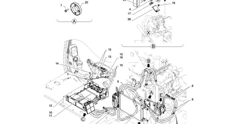 01-080(01) AIR CONDITIONING-2 SK130-8 SK140LC Excavator Parts Number Electronic Catalog EPC Manuals