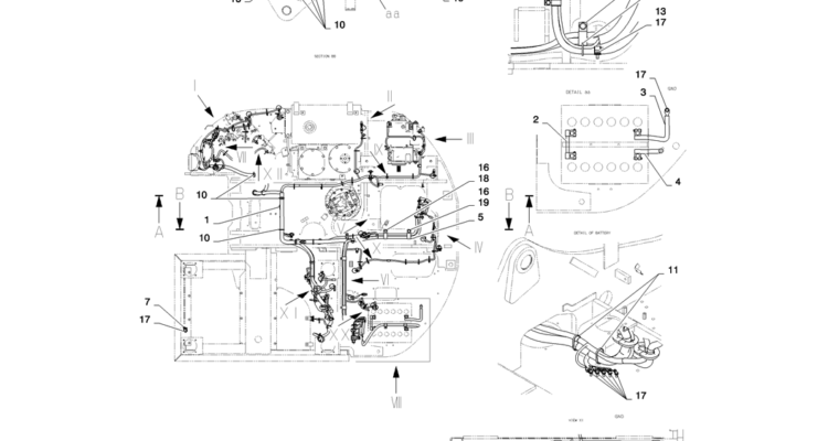 01-083(01) HARNESS ASSEMBLY, UPPER-2 SK130-8 SK140LC Excavator Parts Number Electronic Catalog EPC Manuals