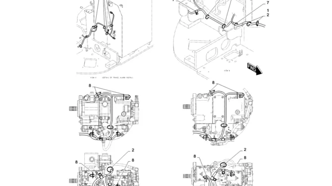 01-083(03) HARNESS ASSEMBLY, UPPER-2 SK130-8 SK140LC Excavator Parts Number Electronic Catalog EPC Manuals