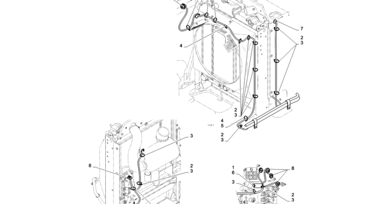 01-083(05) HARNESS ASSEMBLY, UPPER-2 SK130-8 SK140LC Excavator Parts Number Electronic Catalog EPC Manuals
