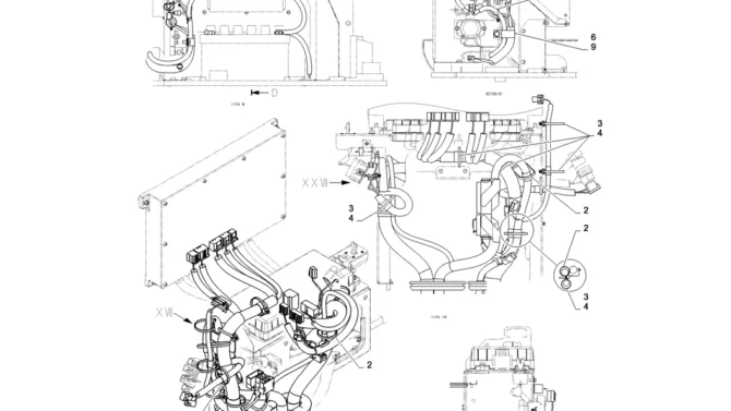 01-083(06) HARNESS ASSEMBLY, UPPER-2 SK130-8 SK140LC Excavator Parts Number Electronic Catalog EPC Manuals